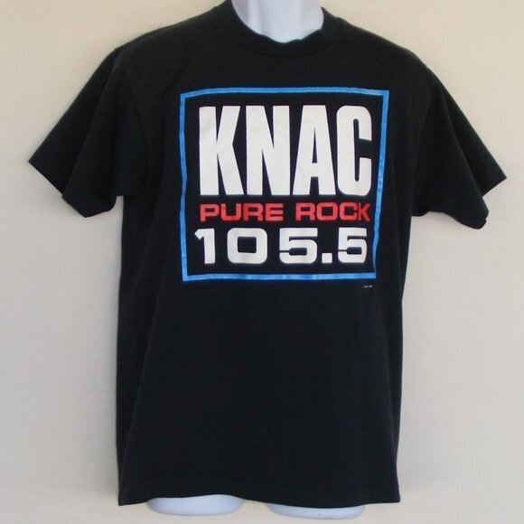 KNAC Tshirt M/L Vintage 105.5 Pure Rock SS 1991